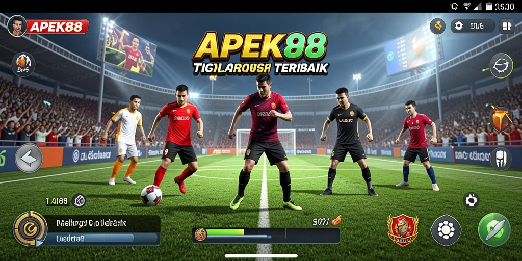 Gameplay mendebarkan di APEK88 dengan karakter olahraga yang dinamis.