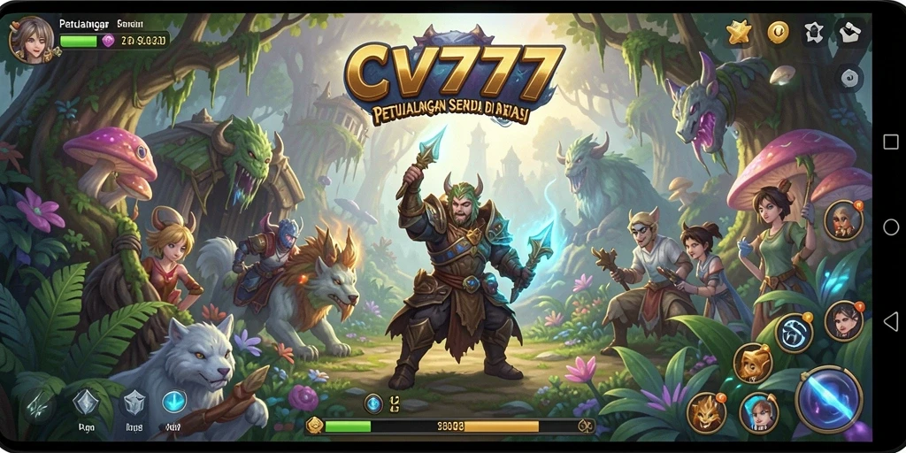Screenshot gameplay menunjukkan aksi seru dalam petualangan CV777.