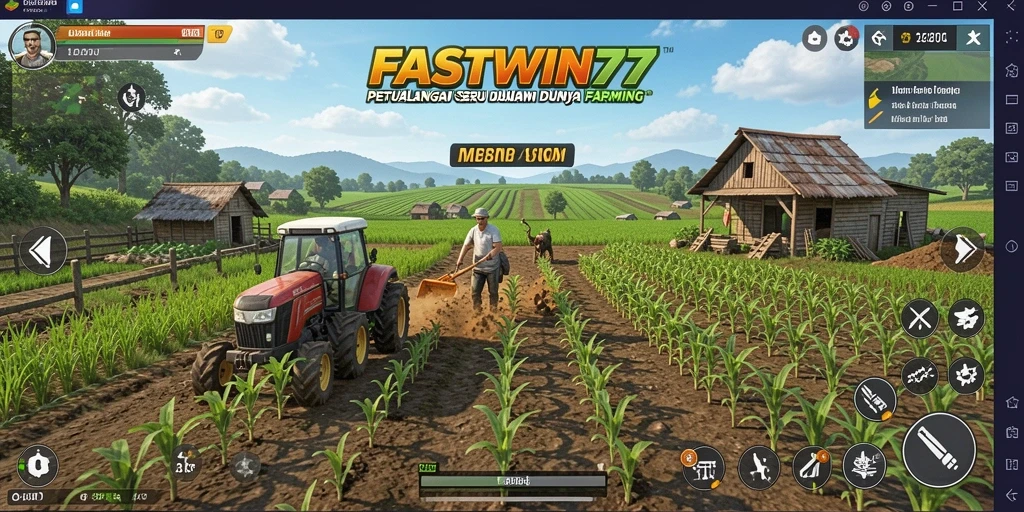 Menampilkan gameplay seru dalam dunia pertanian di FASTWIN77.