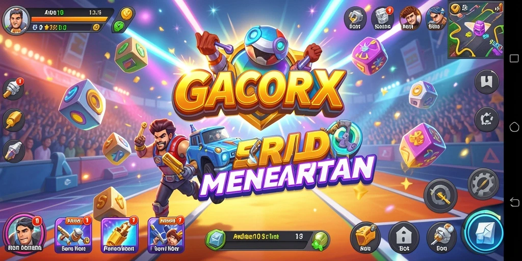 Tangkapan layar gameplay seru GACORX dengan grafik menarik.