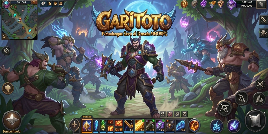 Tampilan gameplay seru di dunia fantastis GARITOTO.