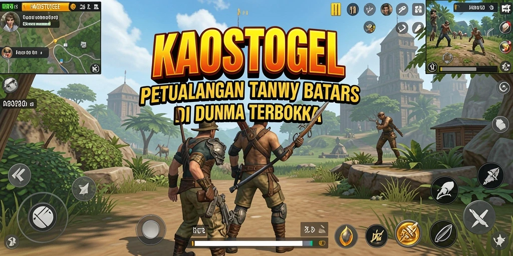 Gameplay seru KAOSTOGEL dalam dunia Open World yang luas.