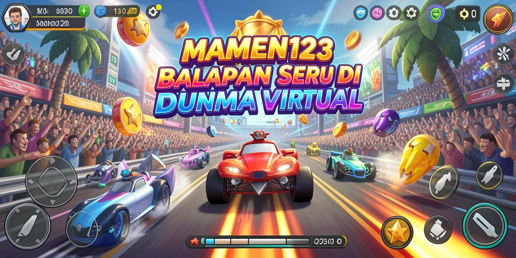 Tampilan gameplay MAMEN123 yang menantang dan seru.