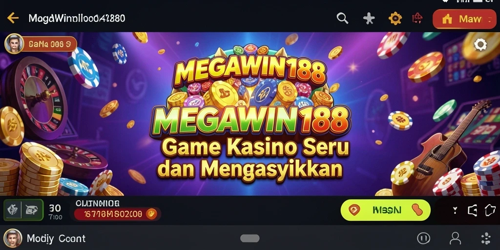 Tampilan menarik dari gameplay Kasino di MEGAWIN188.