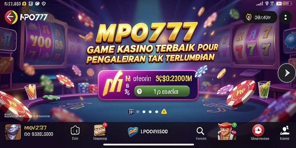 Tampilan gameplay seru dan mendebarkan di MPO777.