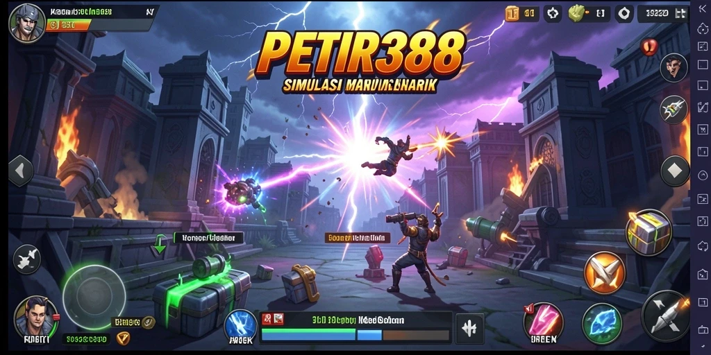 Screenshot utama menampilkan pionir gameplay simulasi yang mengesankan.
