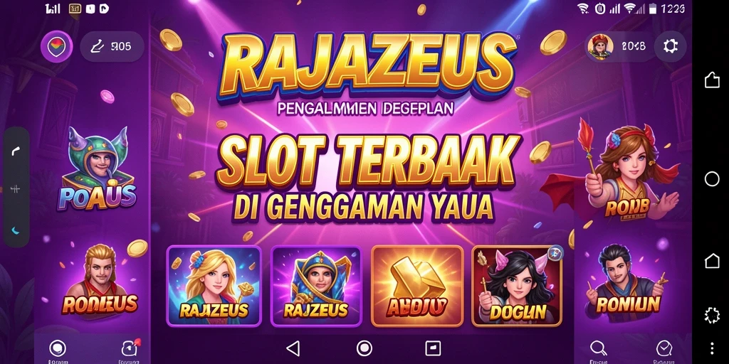 Gameplay seru RAJAZEUS dengan grafis yang menarik.