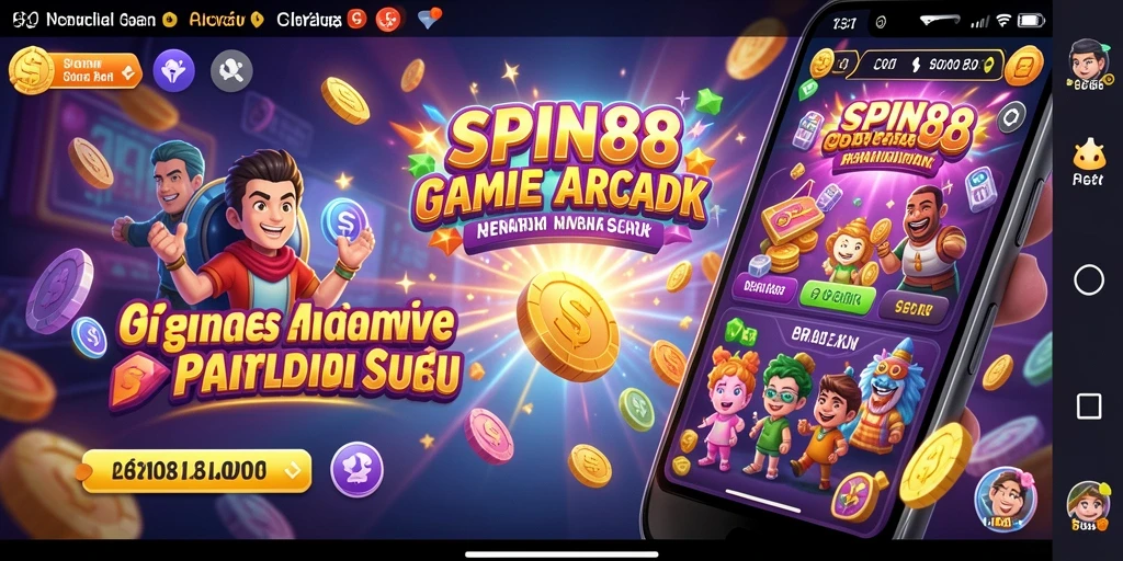 Tampilan gameplay SPIN88 dengan karakter dan level yang menantang.